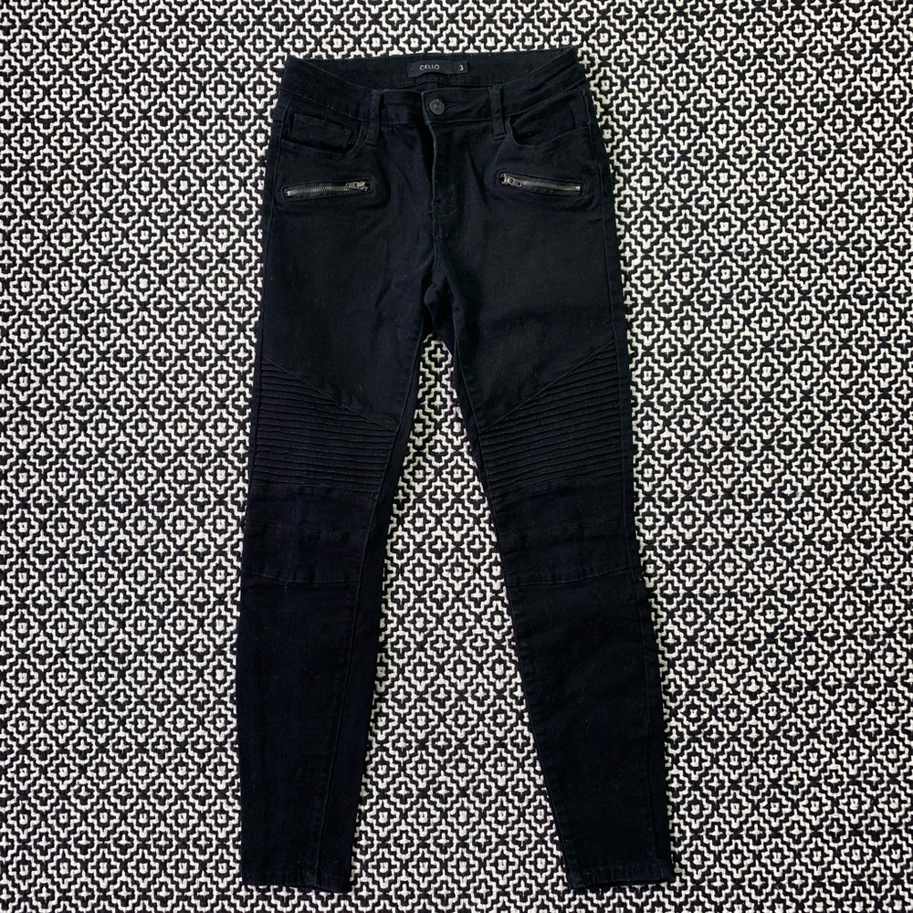 Boutique Cello brand motto black jeans sz 3